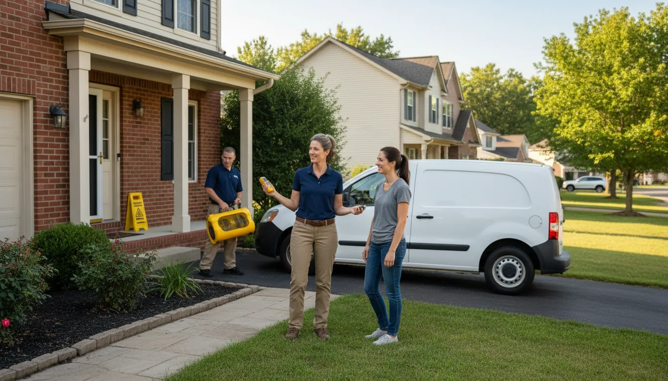 Residential water damage restoration in Boone, NC